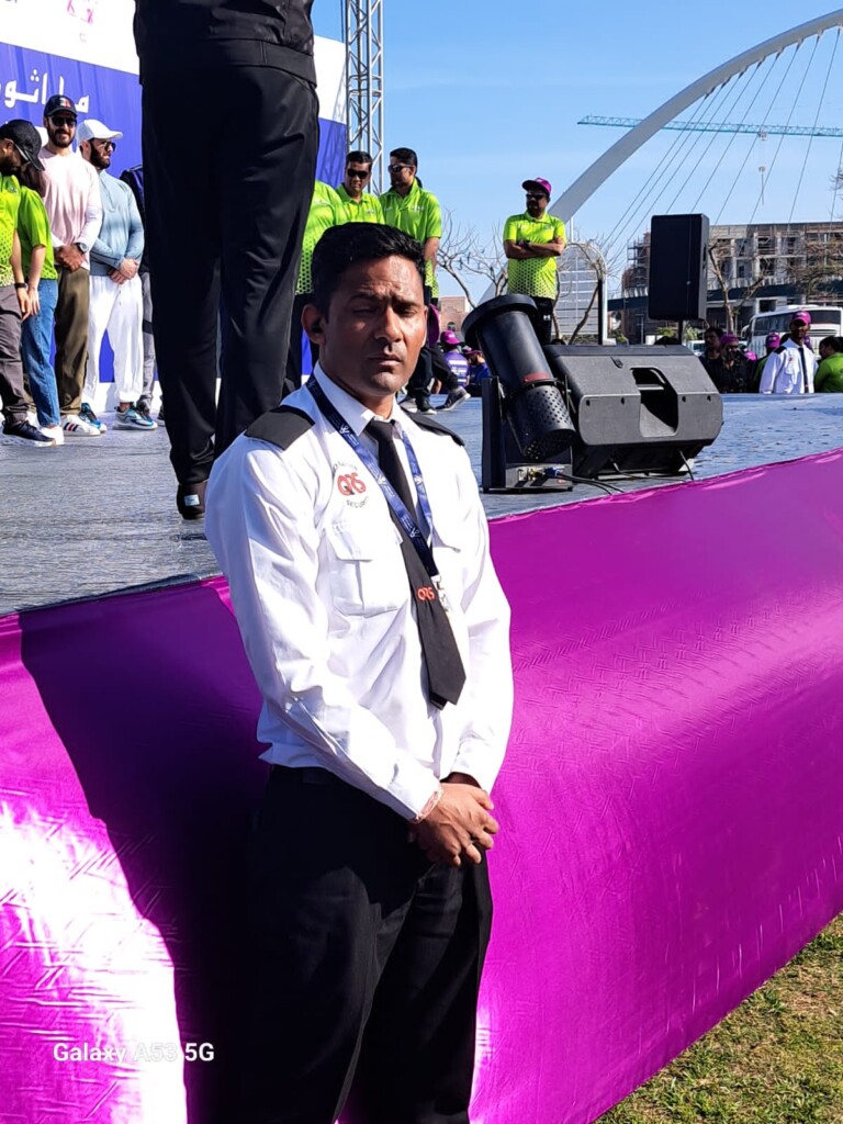 QRSS security team securing the Lulu Marathon in Dubai