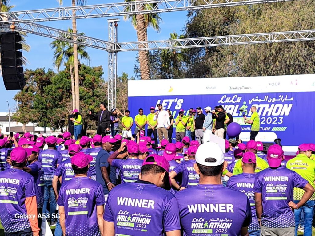 QRSS security team securing the Lulu Marathon in Dubai