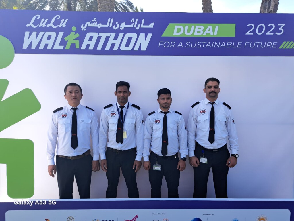 QRSS security team securing the Lulu Marathon in Dubai